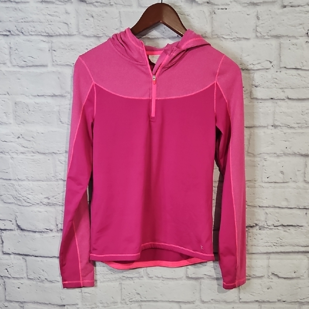 Danskin Now Pink Long Sleeve Hoodie